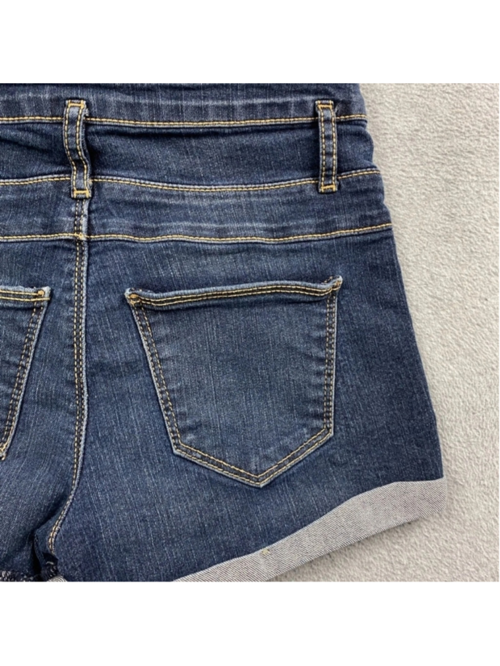 Refuge Women's Denim Blue Shorts - Picture 9 of 15